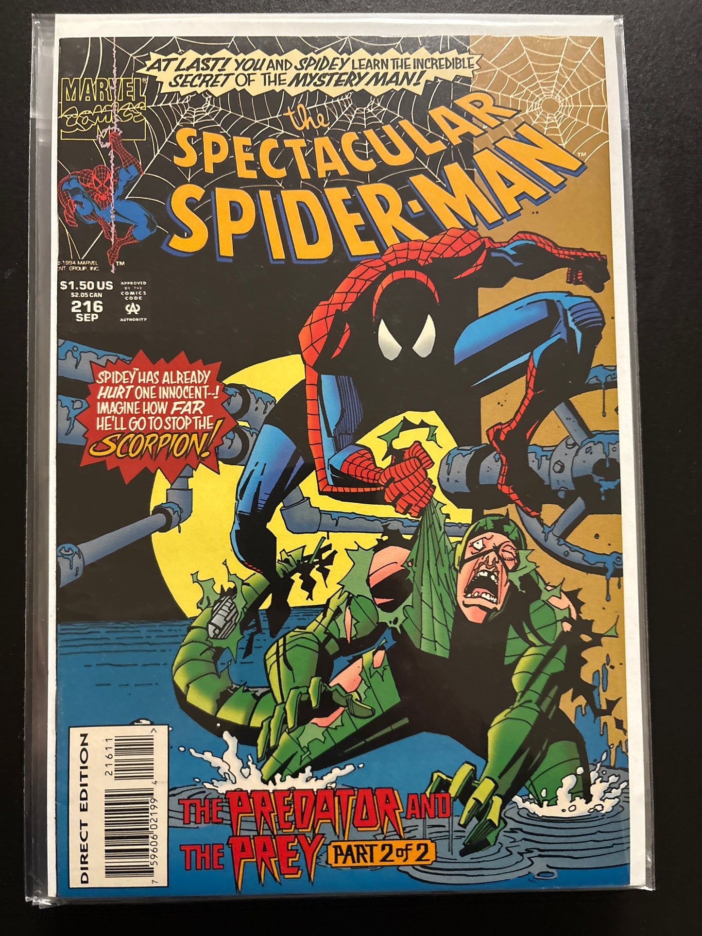 Peter Parker the Spectacular Spider-Man 216 NM