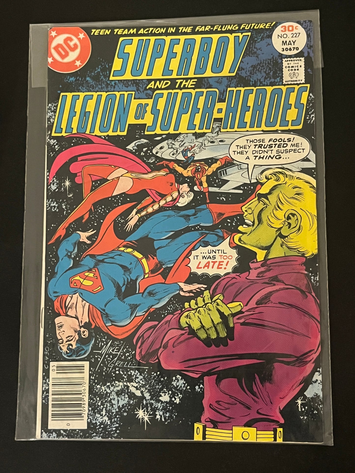 Superboy and The Legion of Super-Heores 227 High Grade