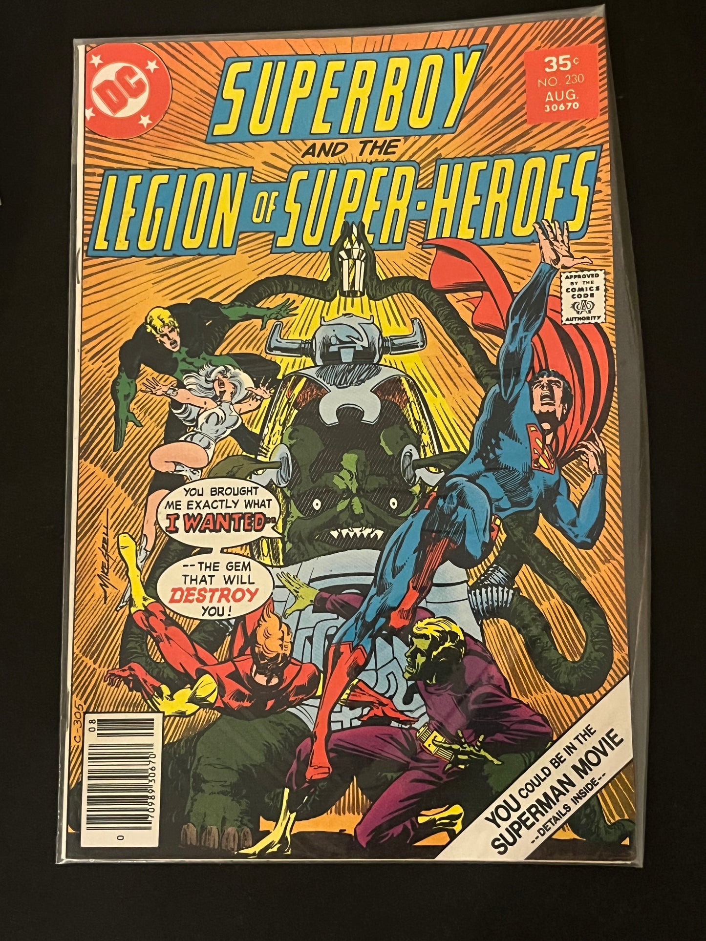 Superboy and The Legion of Super-Heores 230 High Grade