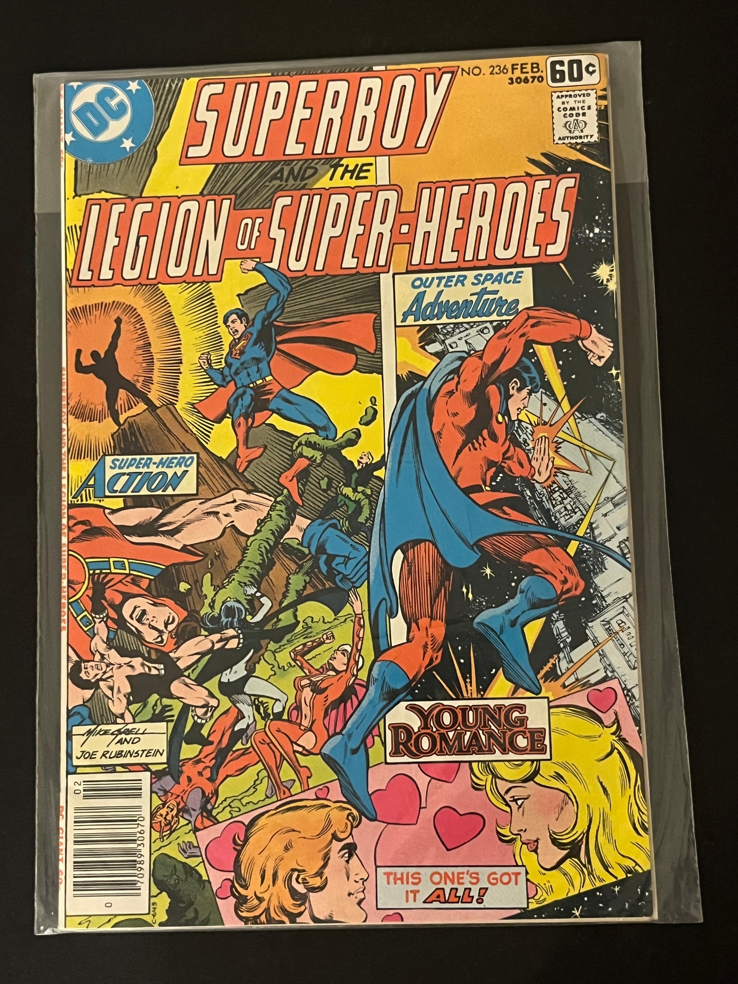 Superboy and The Legion of Super-Heores 236 High Grade