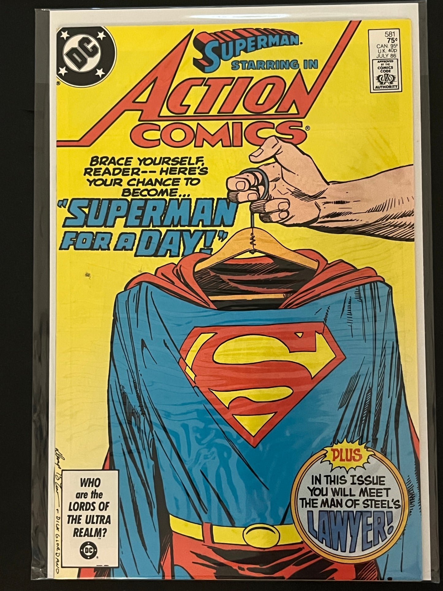 Action Comics 581 High Grade