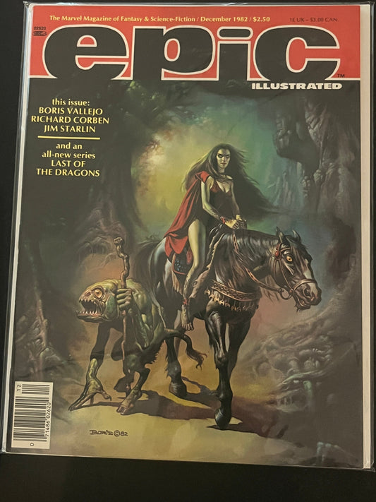 Epic Illustrated December 1982 NM