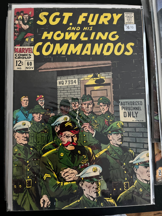 Sgt. Fury and His Howling Commandos 60 VF