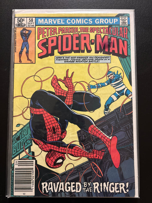 Peter Parker the Spectacular Spider-Man 58 VG+