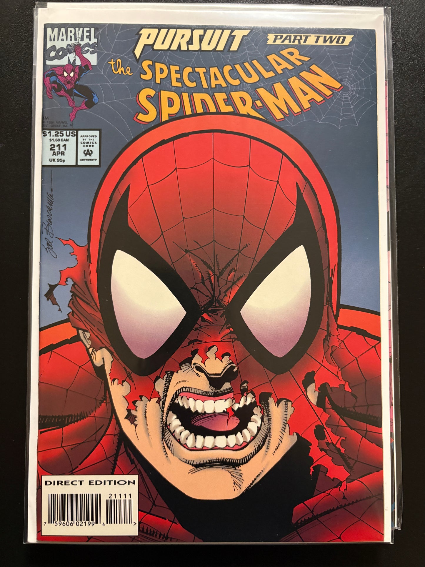 Peter Parker the Spectacular Spider-Man 211 NM