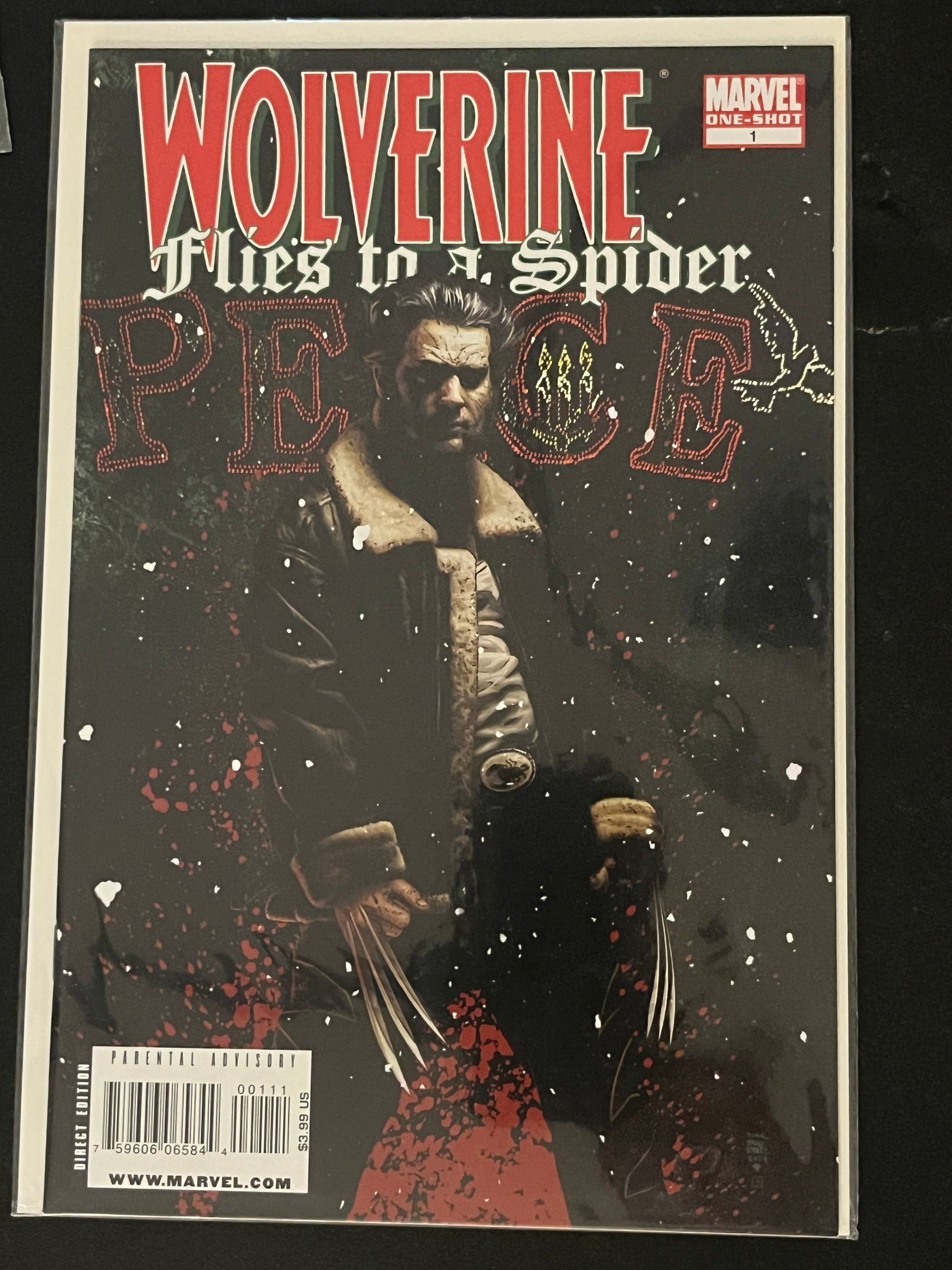 Wolverine Flies to a Spider 1 High Grade