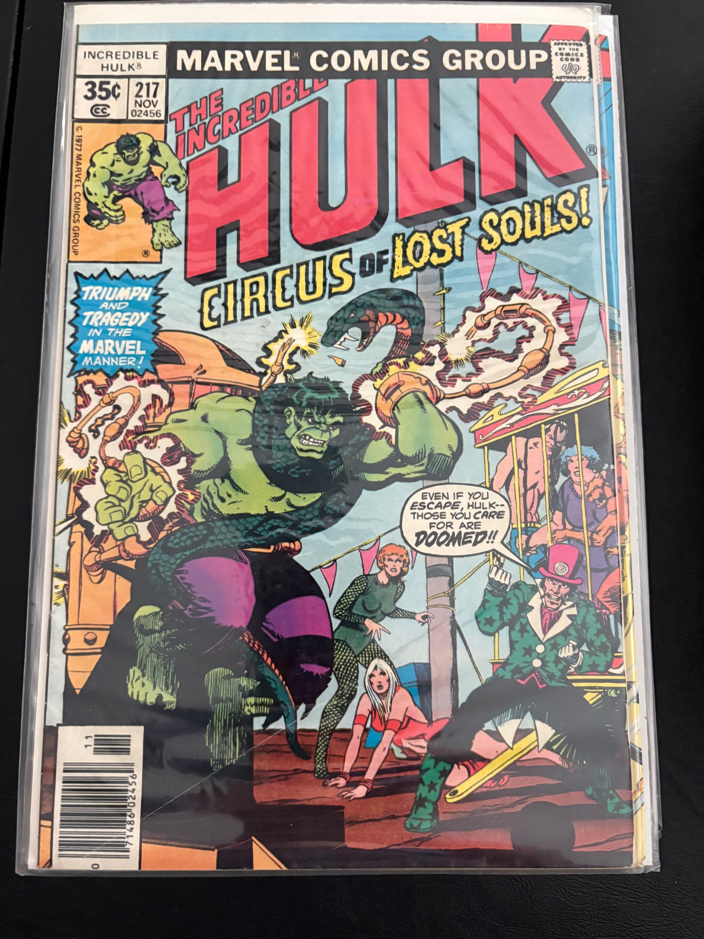 Incredible Hulk 217 VG