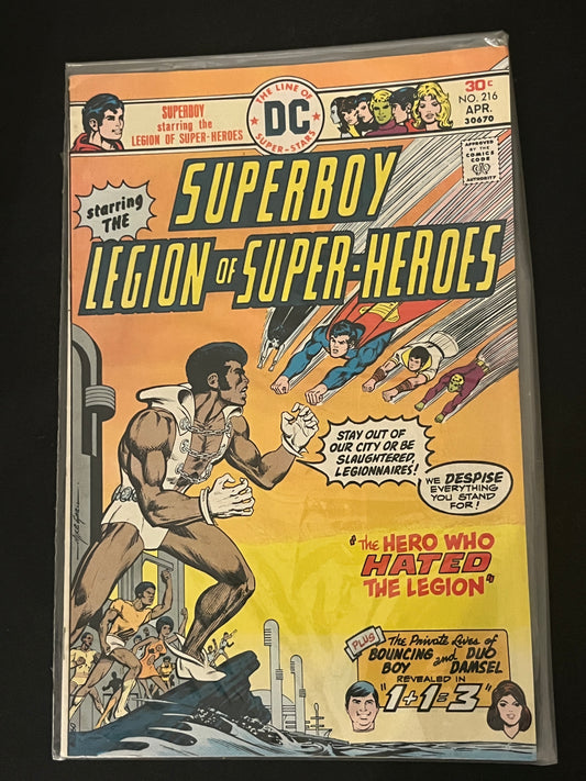 Superboy and The Legion of Super-Heores 216 High Grade