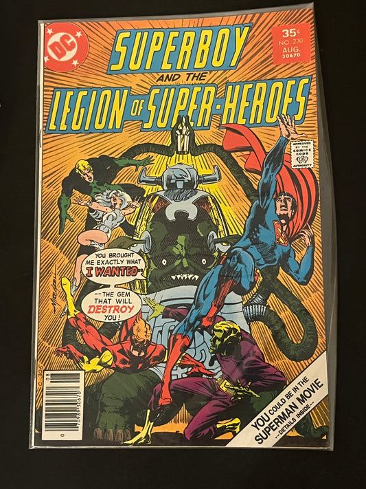 Superboy and The Legion of Super-Heores 230 High Grade