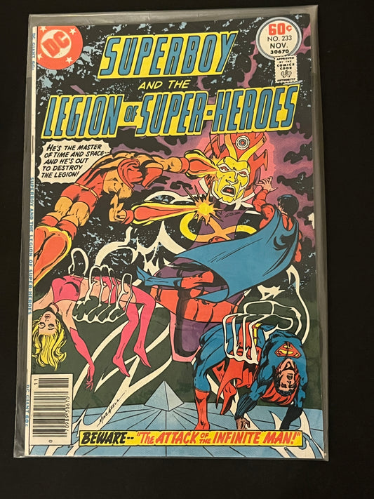 Superboy and The Legion of Super-Heores 233 High Grade