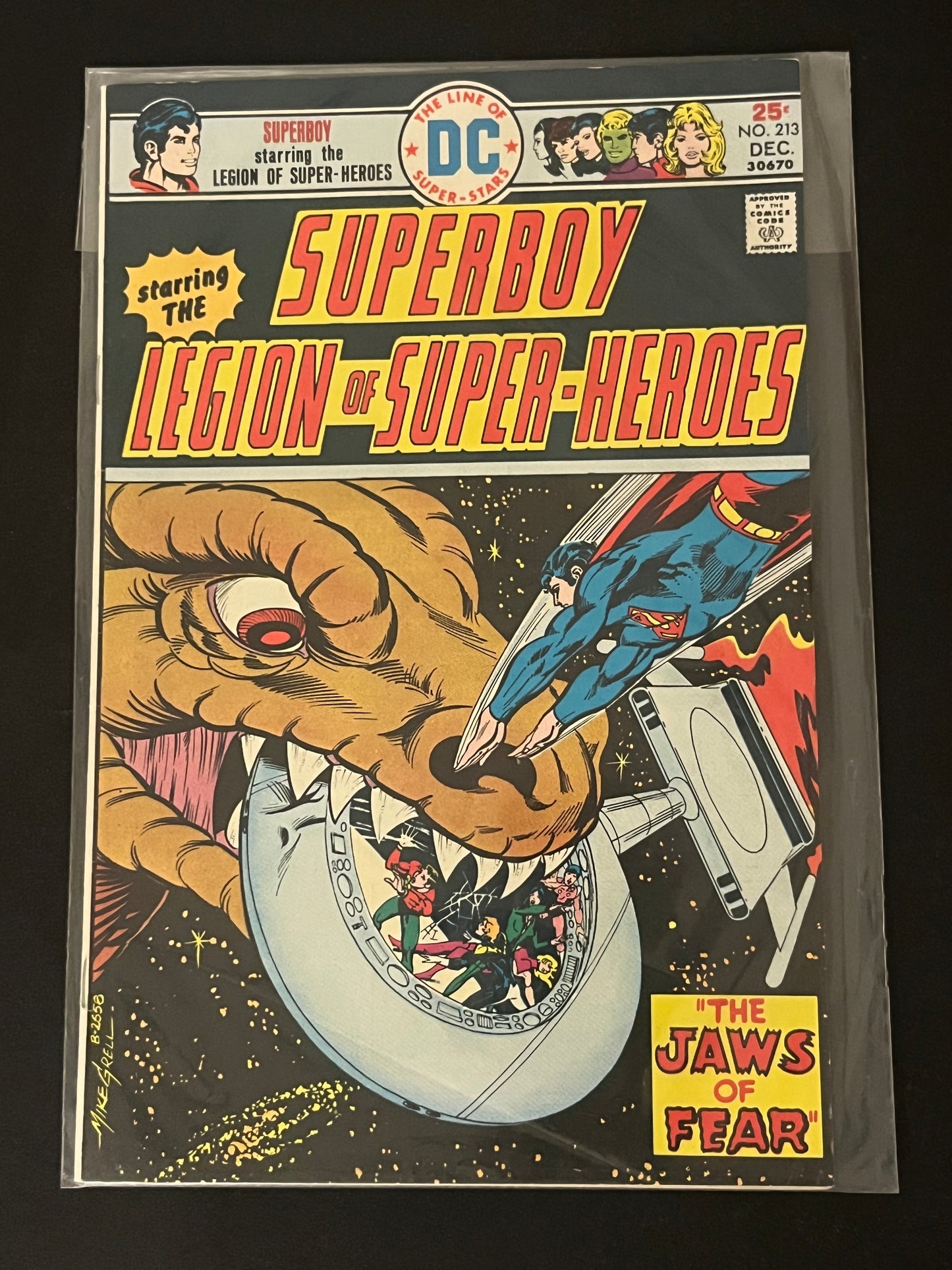Superboy and The Legion of Super-Heores 213 High Grade