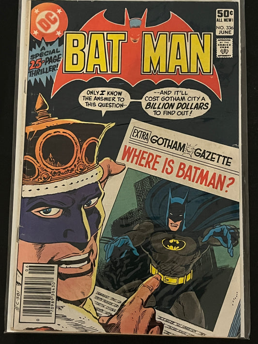 Batman 336 VG