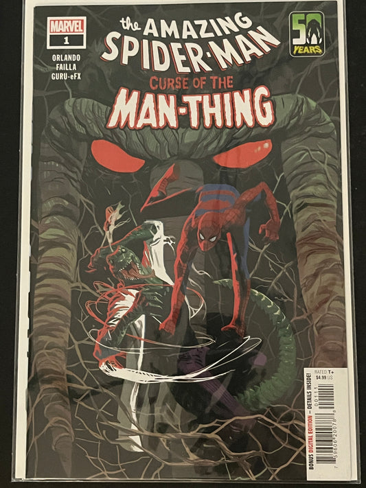 Amazing Spider-Man Curse of the Man-Thing 1 High Grade