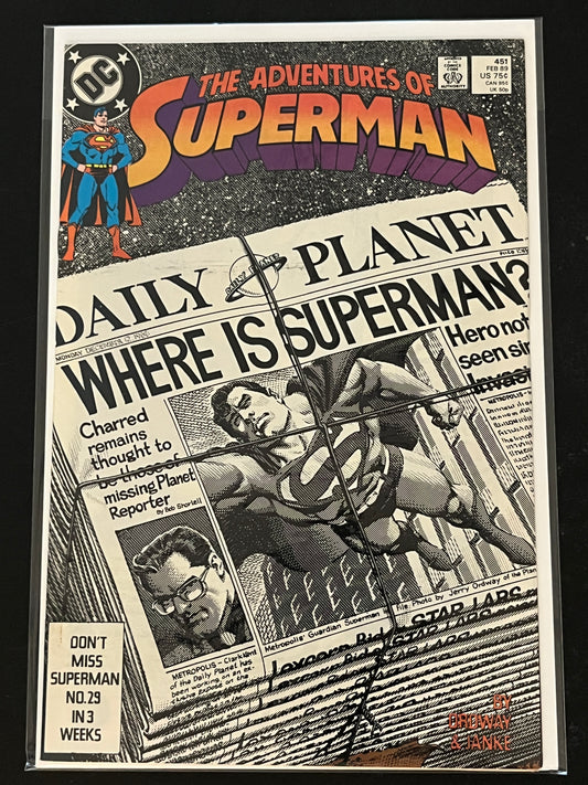 Adventures of Superman 451 High Grade