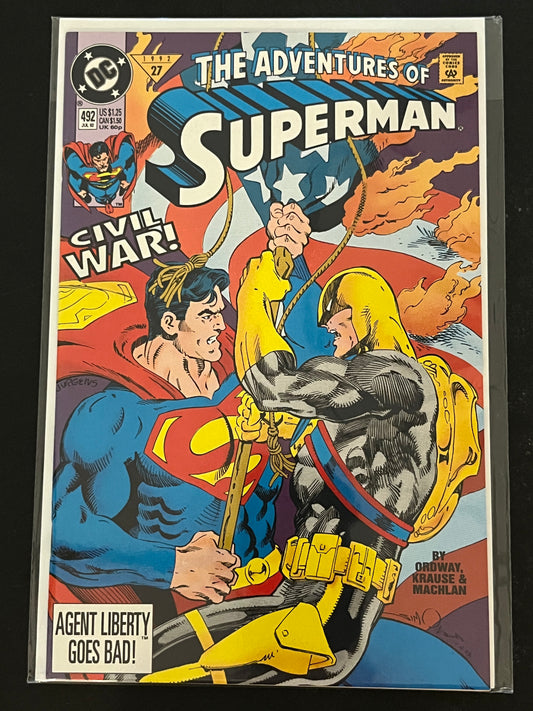 Adventures of Superman 492 High Grade
