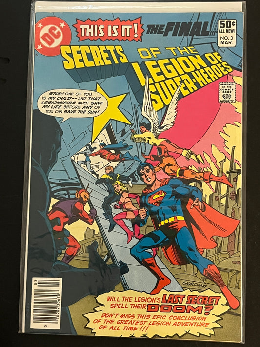 Secrets of the Leagion of Super-Heroes 3 High Grade
