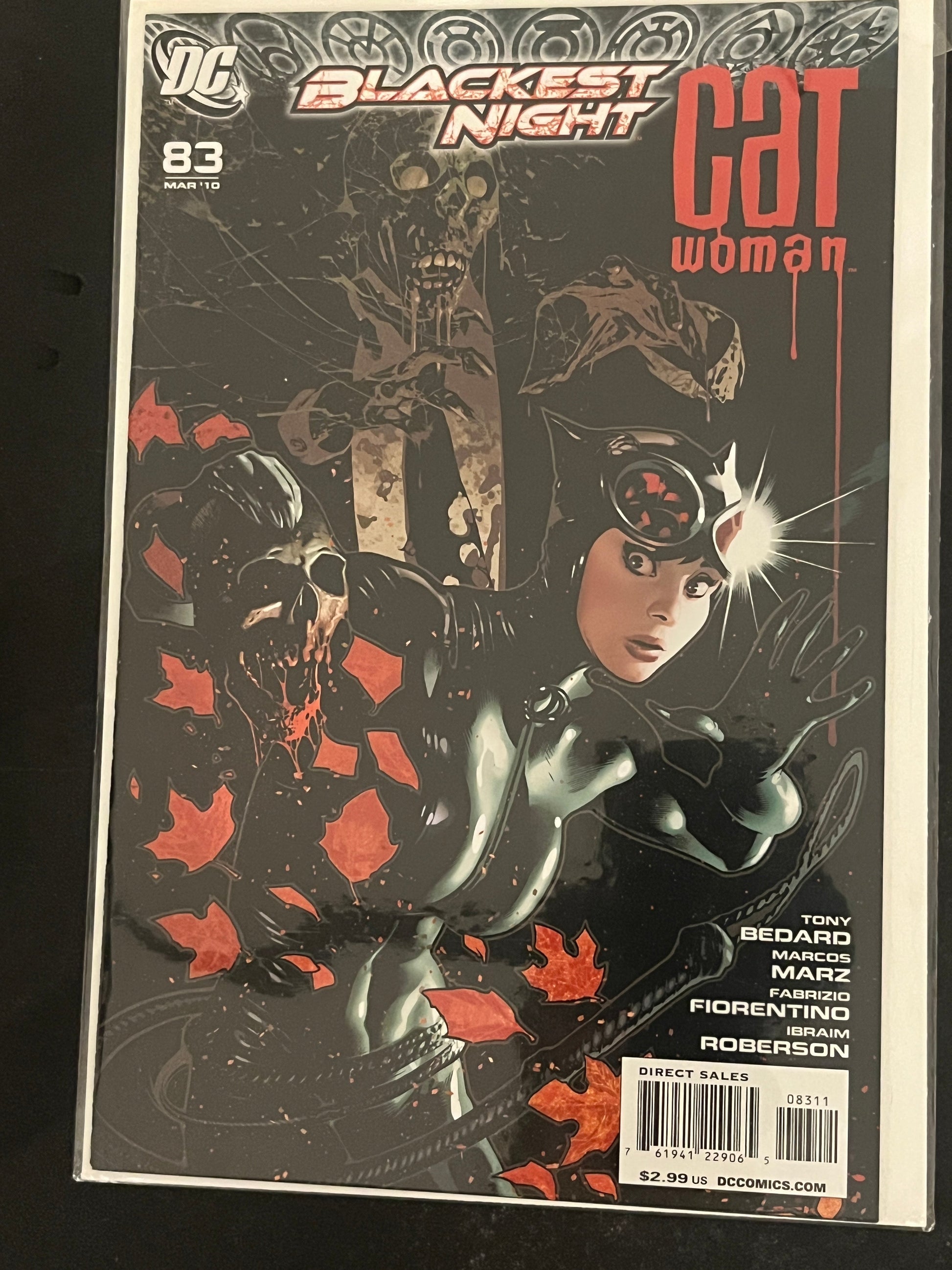 Blackest Night Catwoman 83 NM