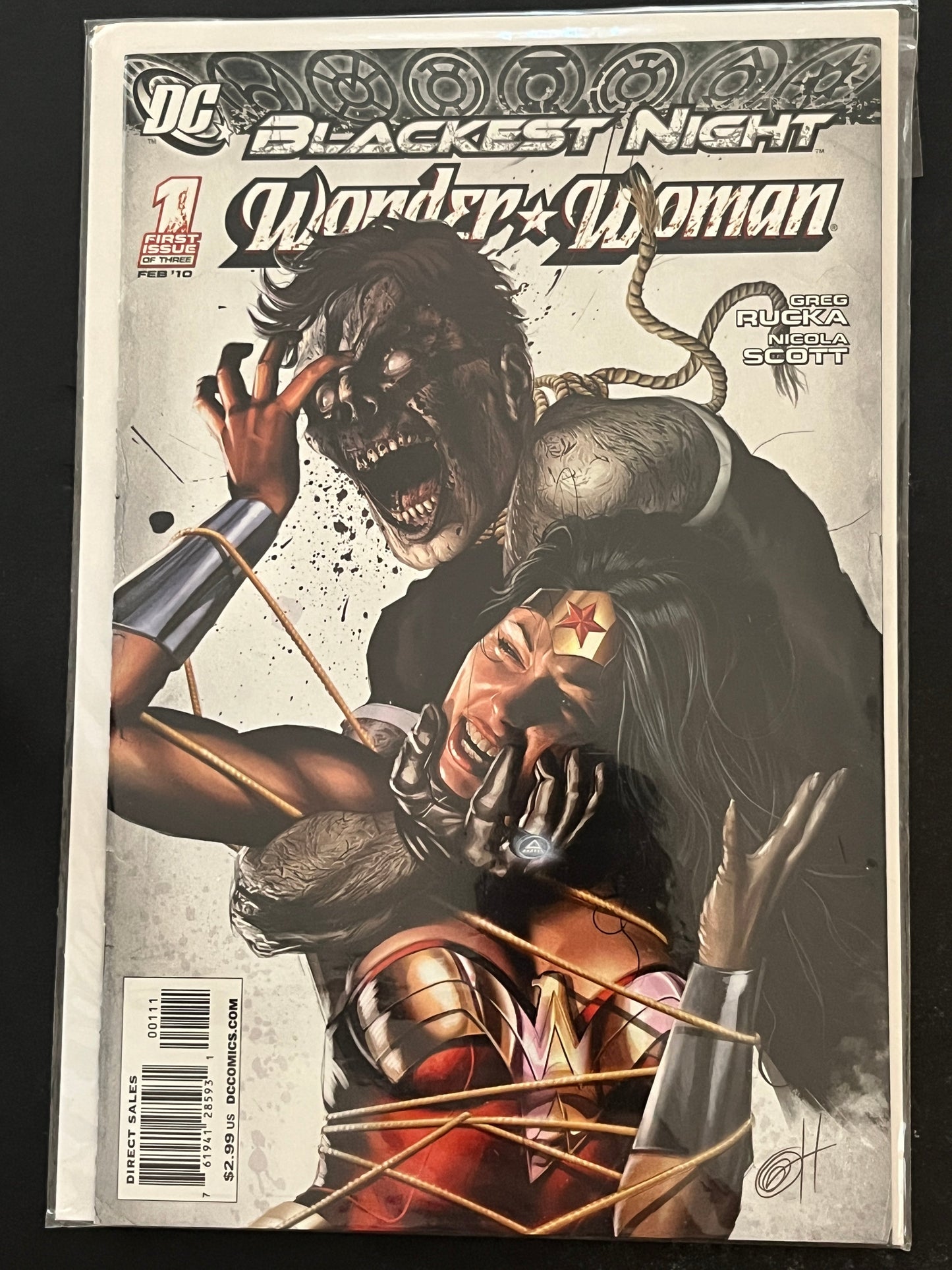 Blackest Night: Wonder Woman 1 High Grade