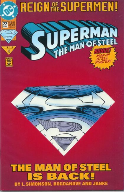 Superman: The Man of Steel 22 NM