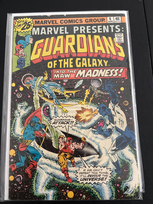 Marvel Presents: Guardians of the Galaxy 4 VG/F