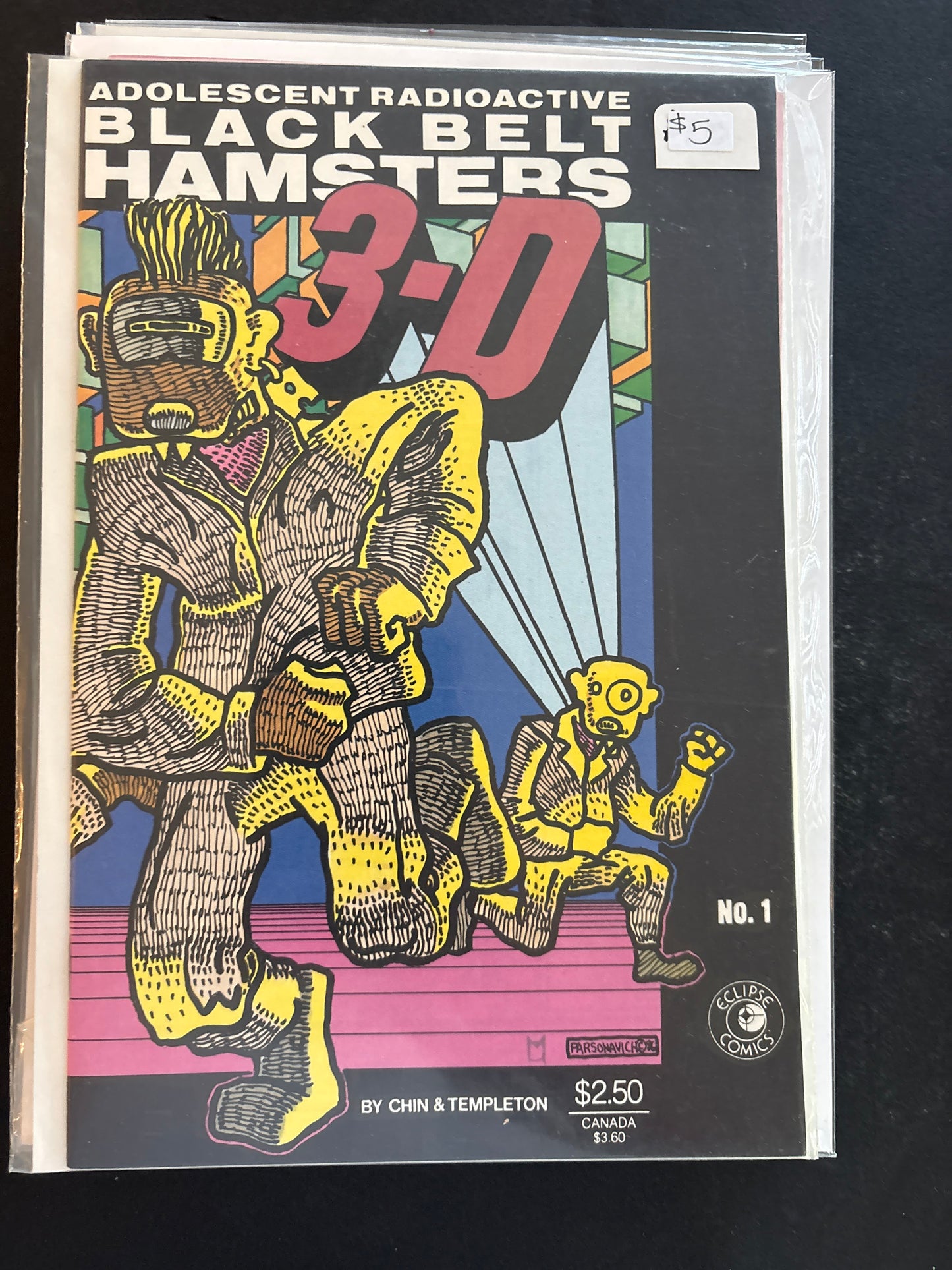 Adolescent Radioactive Black Belt Hamsters 3-D 1 NM