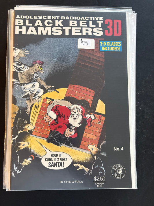 Adolescent Radioactive Black Belt Hamsters 3-D 4 F-
